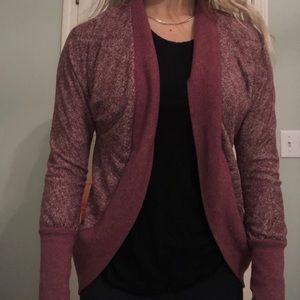 Burgundy cardigan